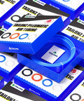 Blue 8mm OD 5mm ID Polyurethane PU Air Hose Kit 10 Meter Pneumatic Tube With Fittings Elbows Y Splitter And Unions 145 PSI box