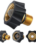 Garden Hose To Pressure Washer Adapter Three Quarter Inch Female To Three Eighth Inch Male Water Inlet Fitting For Pressure Washers Works