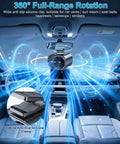Interior view showcasing Car Clip On Fan With LED Display, 360 Degree Rotation, USB Rechargeable for vehicle cooling