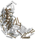 40 Piece Drywall Anchors and Screws Kit Heavy Duty Rust Proof for Hollow Walls Plaster Concrete Wood Mounting