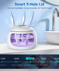 Keep Your Mouth Straight Fire Clean With This Ultrasonic Retainer Cleaner Using 45Khz Uv Deep Tech To Blast Away Grime And Plaque From Dentures And Aligners For Effortless Daily Care And Bright Results, with smart 3-hole lid.