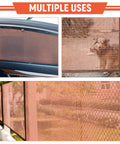 Four Pack Copper Woven Mesh Screens Set 11.81 By 8.27 Inches Each Nearly 100 Percent Pure Copper for multiple uses including pets and fences