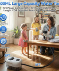 This bad boy 2500W Handheld Steam Cleaner in a home setting with kids, ideal for deep cleaning tile and upholstery.