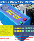 Fully Automatic Heat Shrink Tube Cutter Machine With Lcd Display 300W Electric Cable Cutting Tool Precision 0.1Mm Accuracy control panel with LCD screen