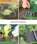 Heavy Duty 12 Inch Galvanized Landscape Staples U Shaped Ground Stakes Anti Rust Garden Pins used for various outdoor projects
