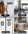 4 Pack Employees Only Signs For Doors And Gates, Heavy Duty Aluminum, Weatherproof Self Adhesive No Entry Signs For Office