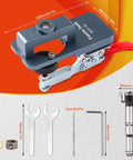 All Metal Concealed Hinge Jig With 35Mm Drilling Hole Template Quick Clamp For Accurate Hinge Mounting on Cabinets and Doors