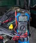 Pro Grade Automotive Digital Multimeter With Auto Range And Overload Protection Measures Up To 15 Amps 10 MOhm Input Impedance