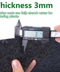 Automatic Plant Watering Mat 110 X 25 Inch Self Watering Capillary Mat 3mm Thick Felt Wicking Pad measured with caliper