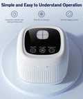Top view of Kickass 3 In 1 Ultrasonic Retainer Cleaner With Degassing Tech And UV Light focusing on control panel.