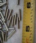 Beefy Pro-Grade Heavy Duty Stainless D4-500 Dowel Pins Slip Fit 3/32 Inch OD 1/2 Inch Long Pack Of 20 on ruler