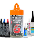 Work Pack Of Thread Lockers Adhesives And Lubricants For Mechanical Fastening VC 3 Adjustable Removable And Reusable Gel Thread Sealers