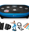 Rumblex Plus 4D Vibration Plate Exercise Machine With Whole Body Vibration, accessories included, for home gym workouts