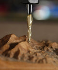 Tapered Ball Nose End Mill One Quarter Inch Shank With One Sixteenth Inch Radius For 3D Carving Engraving Router Bit ZrN Two Flute Carbide Cutter For CNC Routers High Precision Tool For Fine Detailing And Deep Carving That Delivers Smooth Finishes