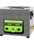 Pro Grade Industrial Heavy Duty Ultrasonic Cleaner 10L 240W With Adjustable Power Sweep Function And Degas in grey housing