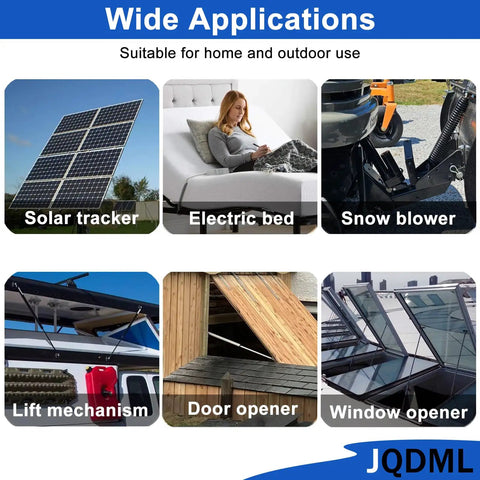 Rock Solid 24V Linear Actuator Featuring 12 Inch Throw And 440 Pound Pull Power for various applications like electric beds and solar trackers.