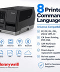 Heavy Duty Industrial Thermal Transfer Label Printer Built As A Workhorse To Rip Through Warehouse Shipping Grinds With Sweet Precision And Lightning Fast Print Delivery, showing universal compatibility features.