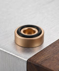 Close-up of 8 Pcs Non Slip Rubber Feet Pads for Chopping Boards and Electronics with 0.79 Inch Aluminum Alloy Stabilizer Legs