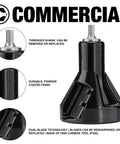 Beast Grade Tenon Cutter For Log Furniture 2 Inch Diameter With Dual Blades And 60 Degree Shoulder Powder Coated Die Cast Aluminum Body One Half Inch Shank DIY Ready Made In USA Commercial Series