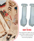 Eight Piece Hacksaw Bolt And Wing Nut Set For DIY Repairs with tools and materials on a wooden surface