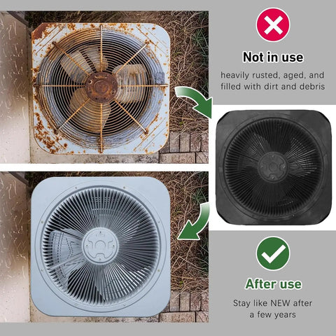 Badass AC Mesh Top Cover With Heavy Duty Hooks Top Tier Debris Shield For Outdoor Air Conditioning Units Keeps Leaves Out And Lets Fresh Air Flow Smooth Without Breaking A Sweat