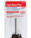 Clean Ream Plus Reamer For PVC CPVC And ABS Fittings, 2 inch head, 3/8 inch hex shaft in packaging
