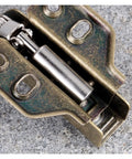 Ultra Quiet Cabinet Hinges 2 Pack Hydraulic Mute Stainless Steel Door Closers for Cupboards close-up showing copper core damper