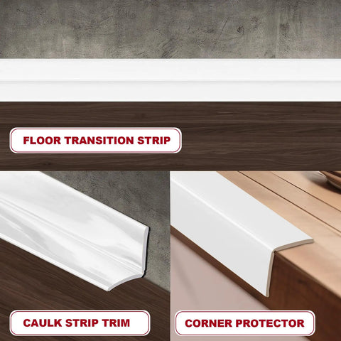 Reliable White Peel And Stick Wall Corner Protectors Featuring Dead Simple Self Adhesive Backing For Rock Solid Edge Guards That Make Drywall Reinforcement A Total Breeze, shown in various uses including corner protectors.