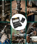 Beast 19 Piece Bolt And Screw Extractor Set for rusted stripped screws in auto repair with shown extractor bits in use