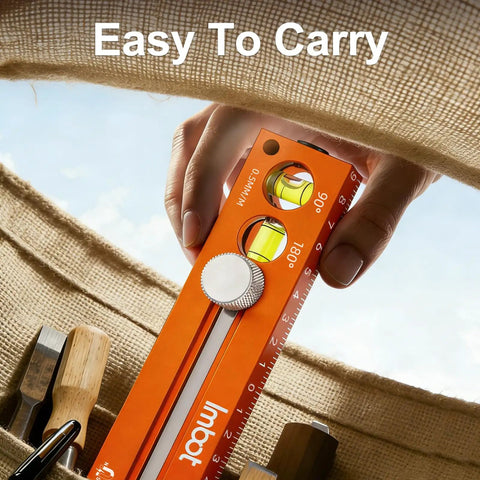 Heavy Duty Adjustable Leveling Marking Ruler With Dual Bubble Levels For Quick Plumb Alignment Hella Durable Aluminum Alloy Build Beat Down Ready To Handle Drops While Serving Up Sick Precision On Every Carpentry And Woodworking Job Site