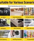 Heavy Duty Steam Cleaner With Boss Level 3.5L Tank And 30 Minute Runtime For Auto Detailing Carpet Cleaning Plus Extra Long Hose And Cord making quick work of car wash and sofa cleaning.