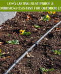 75 Pack 4 Inch Galvanized Landscape Staples U Shaped Garden Stakes Heavy Duty Rust Proof Anticorrosive Ground Staples in garden soil