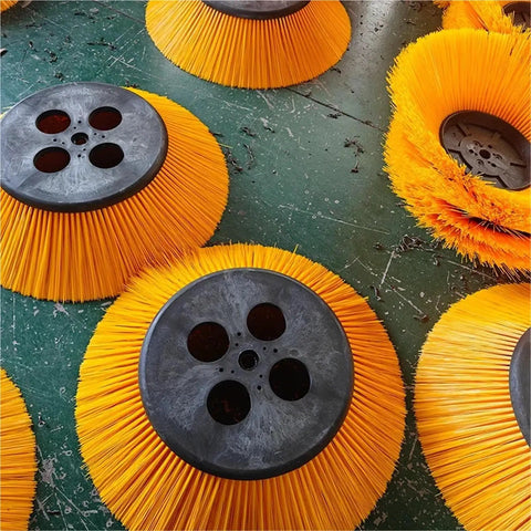 Ride-On Floor Sweeper Side Brush Replacement Part In Four Sizes D180 X400mm, D210 X450mm, D260 X500mm, And D130 X350mm. Heavy Duty Bristle Sweepers For Industrial Cleaning Equipment Keeps Your Sweeper Running Smooth.