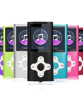 Colorful selection of 16GB Portable MP3 Player With Video, Voice Recorder, FM Radio, 1.8 Inch LCD Display, and controls.