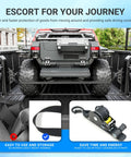 2 Pack Retractable Ratchet Straps For Toyota Tundra 2022 Through 2026, heavy duty tie down securing cargo in truck bed