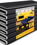 Heavy Duty Couch Bottom Support Board For Sagging Sofas, Solid Wood Core With 400 Pound Capacity, Wide Foldable Base stacked for easy use.
