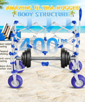Heavy Duty Beach Wagon With Big All Terrain Wheels For Sand And Grass, 400 Lbs Capacity frame structure on beach