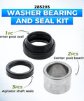 Built Tough Washer Bearing And Seal Kit Replacement Part For Top Load Washers includes seals and bearings for easy install.