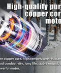 Close-up of the high-quality pure copper core motor for Heavy Duty Portable Electric Rebar Bender With 1200W Copper Motor Bends Steel Rods From 8 To 22 Mm For Construction Sites And Workshops Fast Reliable Hydraulics For Tough Jobs.