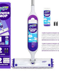 PowerMop Mopping Kit For Floor Cleaning With No Bucket Needed, 5X Cleaning Power, Electric Spray, Includes 1 Power Mop, 2 Replacement Pads, 2 Batteries, 1 Liquid Cleaning Solution, Multi Surface And Wood Floors.