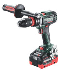 18V Cordless Driver Drill Kit Handles Heavy Demands With Two 18V 5.5Ah Batteries And A Badass Tool Free Quick Change Chuck Featuring Killer Anti Kickback Gyro Protection For Fast Metal Work. Close-up of drill with quick change chuck.