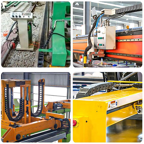 39.3 Inch Open Type Drag Chain Cable Carrier for CNC router and 3D printer in industrial machinery settings