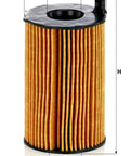 Oil Filter HU 8005Z Cartridge For Audi A6 A7 A8 Q5 And Porsche Cayenne 2013 To 2016 with High Performance European Engine Filtration