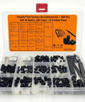 360 Piece Screws Set With 32 Sizes Metric And SAE 12.9 Alloy Steel Hex Socket Grub Screws And Allen Keys Kit