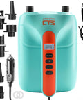 High Pressure Digital Electric Air Pump for SUP Kayak Tent with Auto Off and Dual Stage Inflation 0.5 to 20 PSI Car Charger