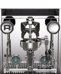 Giotto Fast V Espresso Machine Vibratory Pump Delivers Pro Level Shots That Hit Different Thanks to Insulated Heat Exchanger and PID Temp Control in sleek chrome finish.