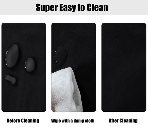 Round Fitted Tablecloth With Elastic Edge, 100 Percent Waterproof Plastic Cover, Vinyl Flannel Backed Table Protector cleaning process
