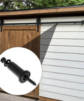 Ten Piece Barn Door Spacers Set For 2 Inch Sliding Barn Door Hardware mounted on outdoor wooden structure
