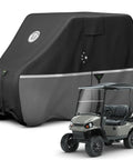 All Weather Golf Cart Cover For 2 Or 4 Passengers Fits EZGO Club Car Yamaha 420D Waterproof Windproof Sunproof Outdoor Full Cover