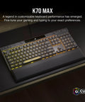 Game Changing Wired Gaming Keyboard Built With Smooth Magnetic Switches Tuned From Snap Tap To Heavy Thock Rapid Trigger Socsd Ready For Crisp Pbt Keycaps Dead Silent Build And Eight Thousand Polling Speed In Black, RGB lighting, customizable design